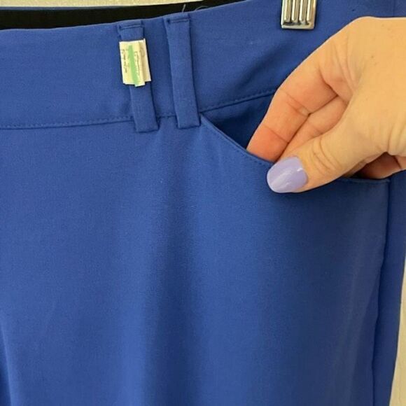 Lane Bryant Royal Blue Dress Pants. Flat front. Size 16 Long - Picture 4 of 6